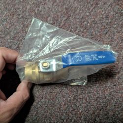 3/4" Ball Valve for Main Shut Off