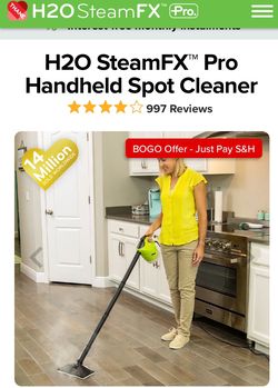 H20 steam fx pro buy one get one free