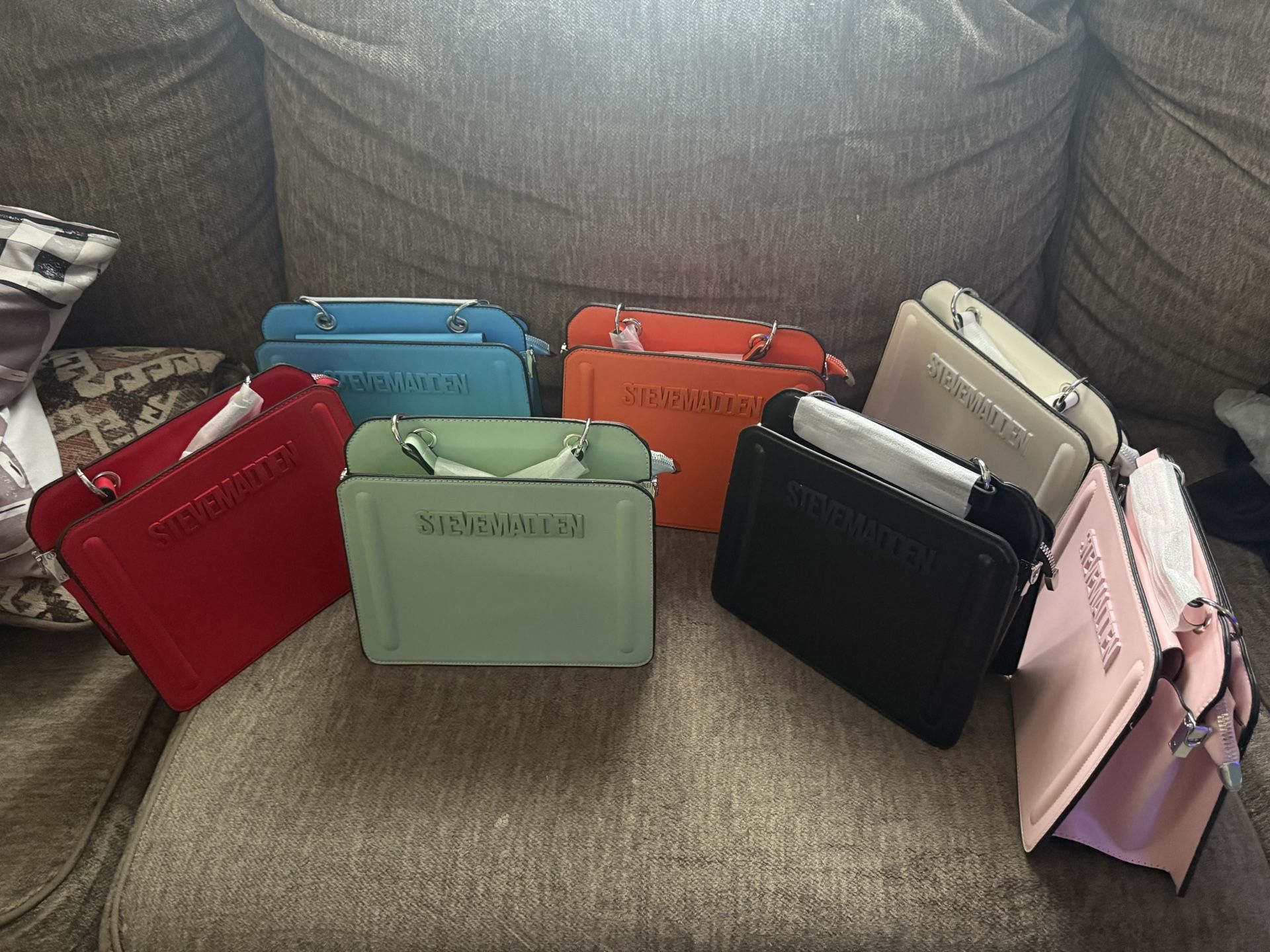 New STEVE MADDEN Square Bag Women's High-quality Messenger Handbag-