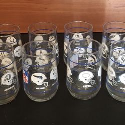 Vintage NFL Team Glasses
