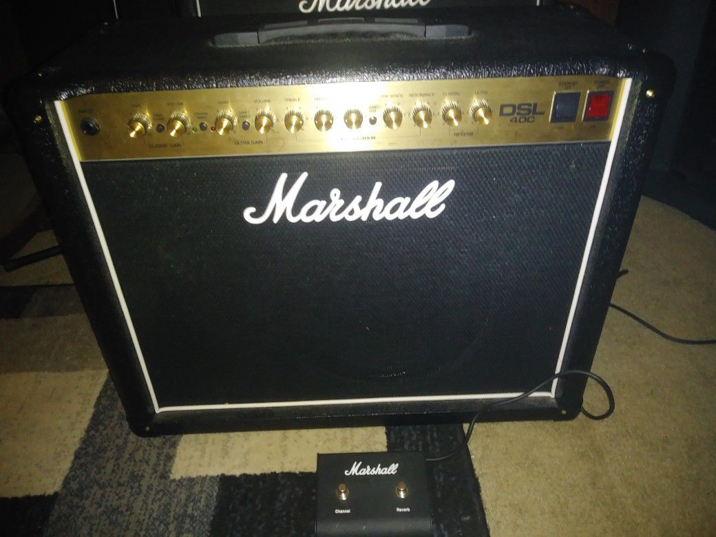 Marshall dsl 40 c tube guitar amp