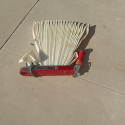Fire Hose &Rack 75' X 1- 1/2 New