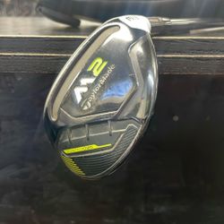 TaylorMade-M2-3-Hybrid-19*-Degree-Right-Hand-Stiff-Flex-w/Headcover