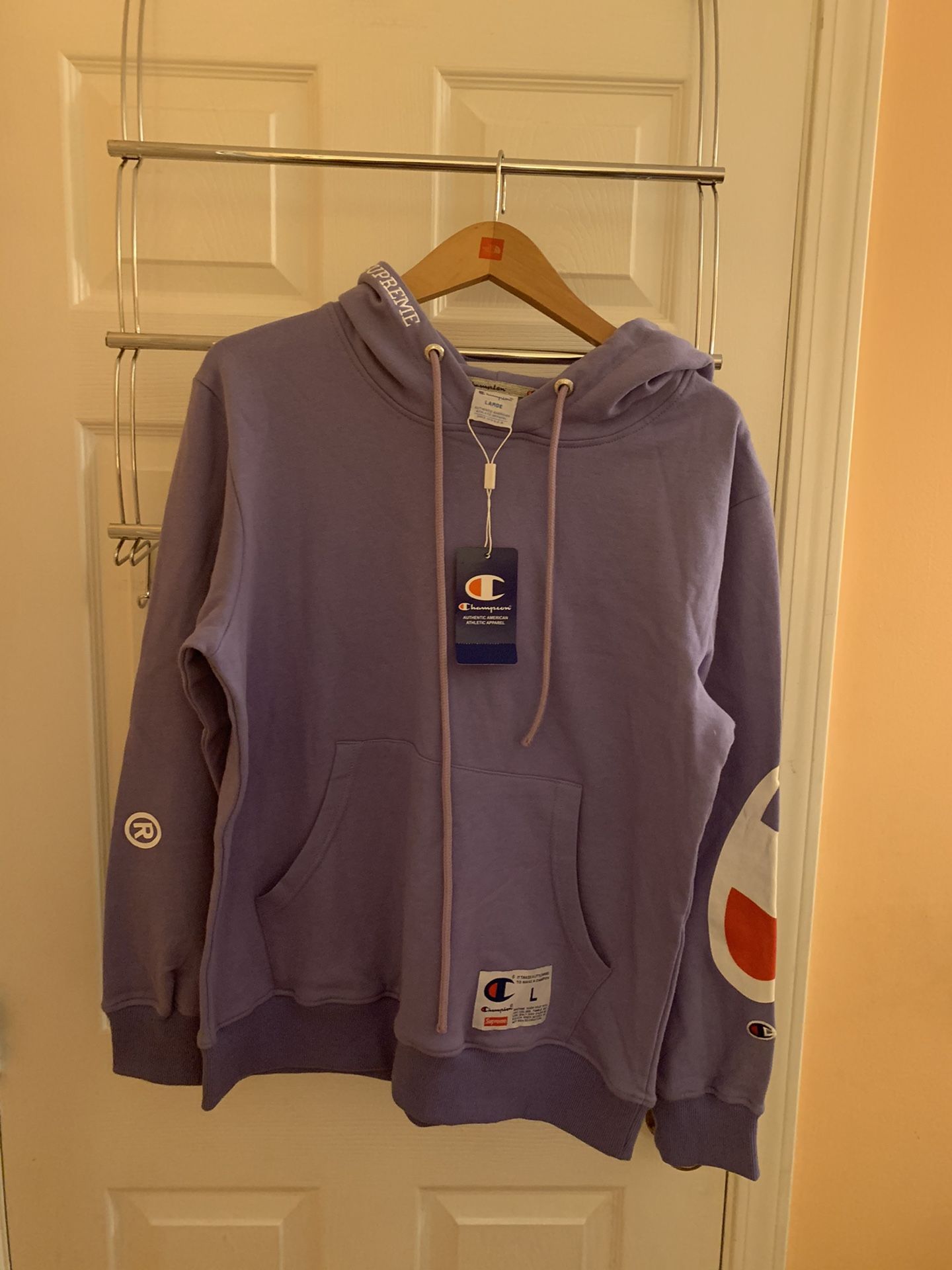 Champion / supreme hoodie size L