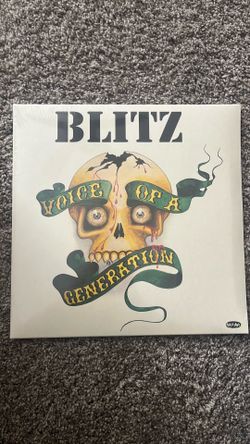 Blitz - Voice of A Generation UK82 Punk Oi! Vinyl Record LP