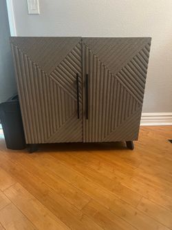 Cabinet- gray and black