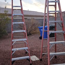 Werner Fiberglass Step Ladders – 6ft, 8ft & 12ft – Great Condition