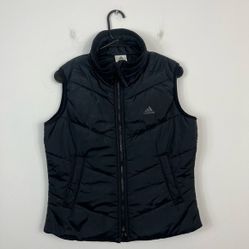 Adidas Black Puffer Vest Sz S