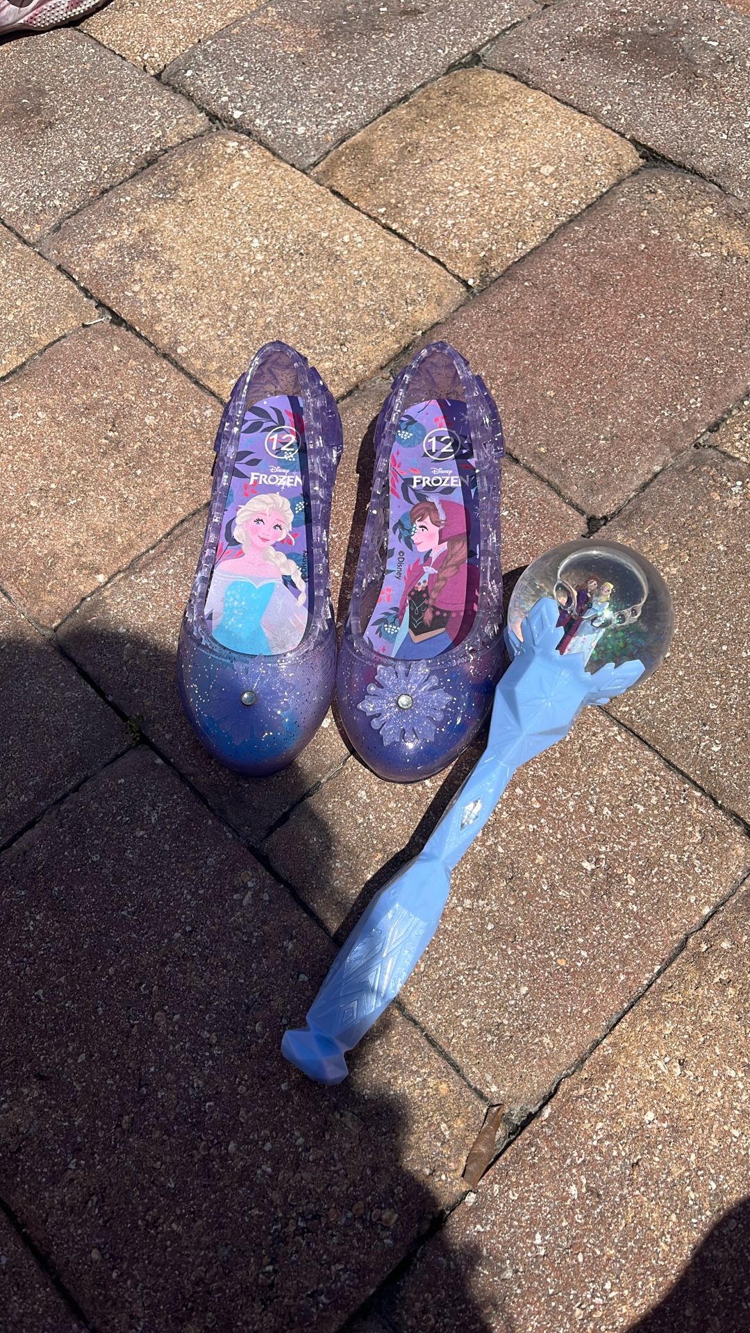 Frozen Shoes And Disney Frozen Wand