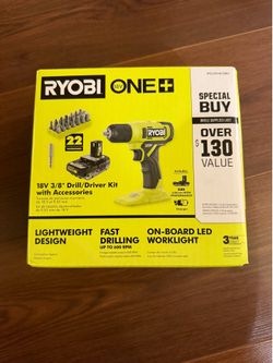 Ryobi drill  (new in box)