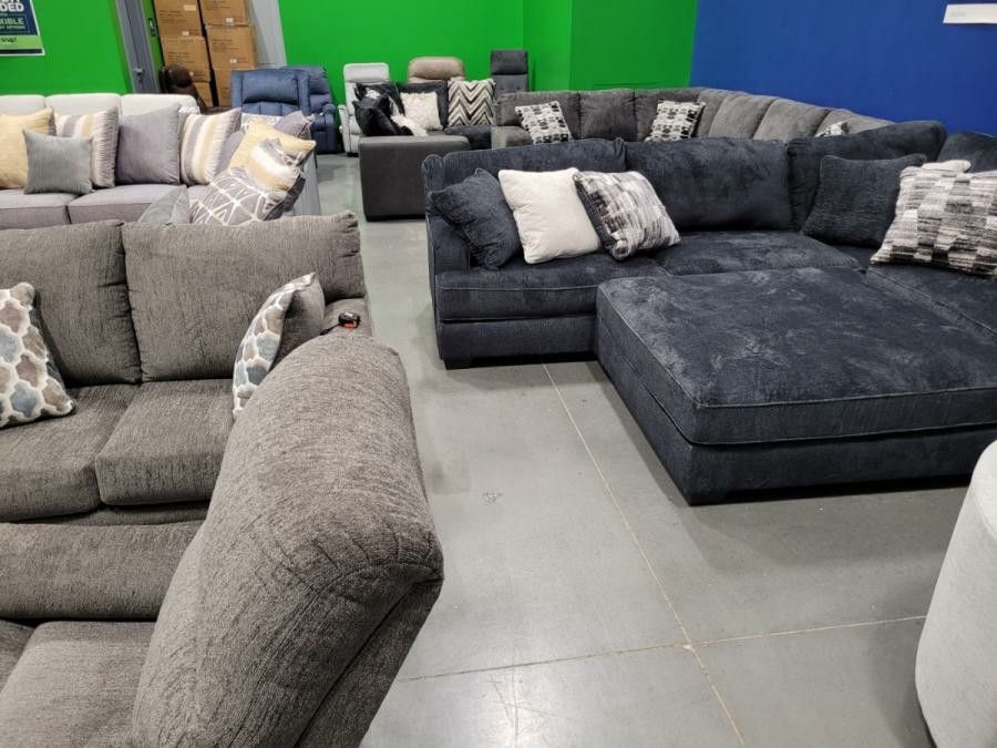 Clearance priced Sectionals, Sofas, Loveseats! All in stock TODAY