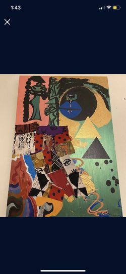 Abstract Canvas Painting 