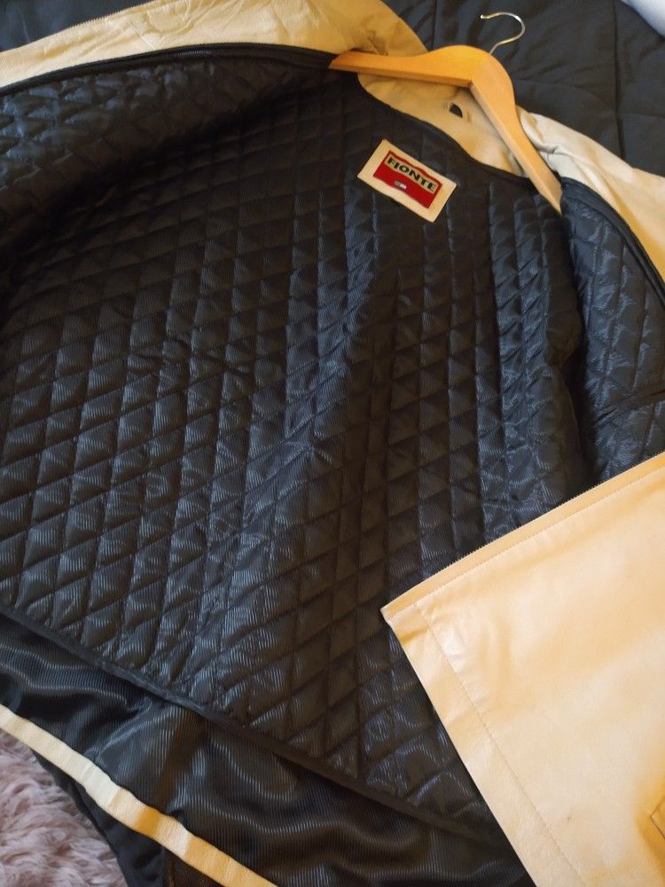 Tan Leather Jacket... Genuine
