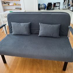 Convertible Sleeper Sofa, 55″ Tri-Folding Double/Full Sofa Bed