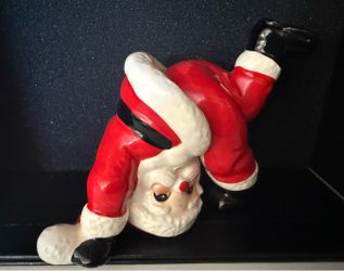Somersault Santa, Ceramic