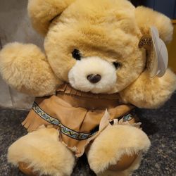 Teddy Precious Large bear in Native American clothing