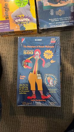 1996 McDonald's The Adventures of Ronald McDonald Trading Card Hobby Box Sealed RARE
