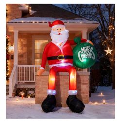 🎅🎄 8 FT Christmas Inflatable Sitting Santa – BRAND NEW 🎄🎅 💰 $25 FIRM 📍 Pickup: S. Durango & 215 (near IKEA)  Brand new JOYHALO 8-foot Sitting Sa
