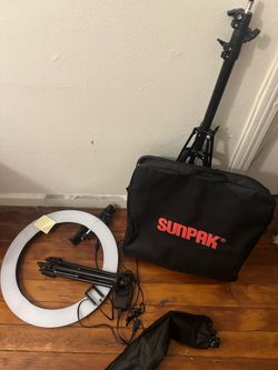 Ring light and stand