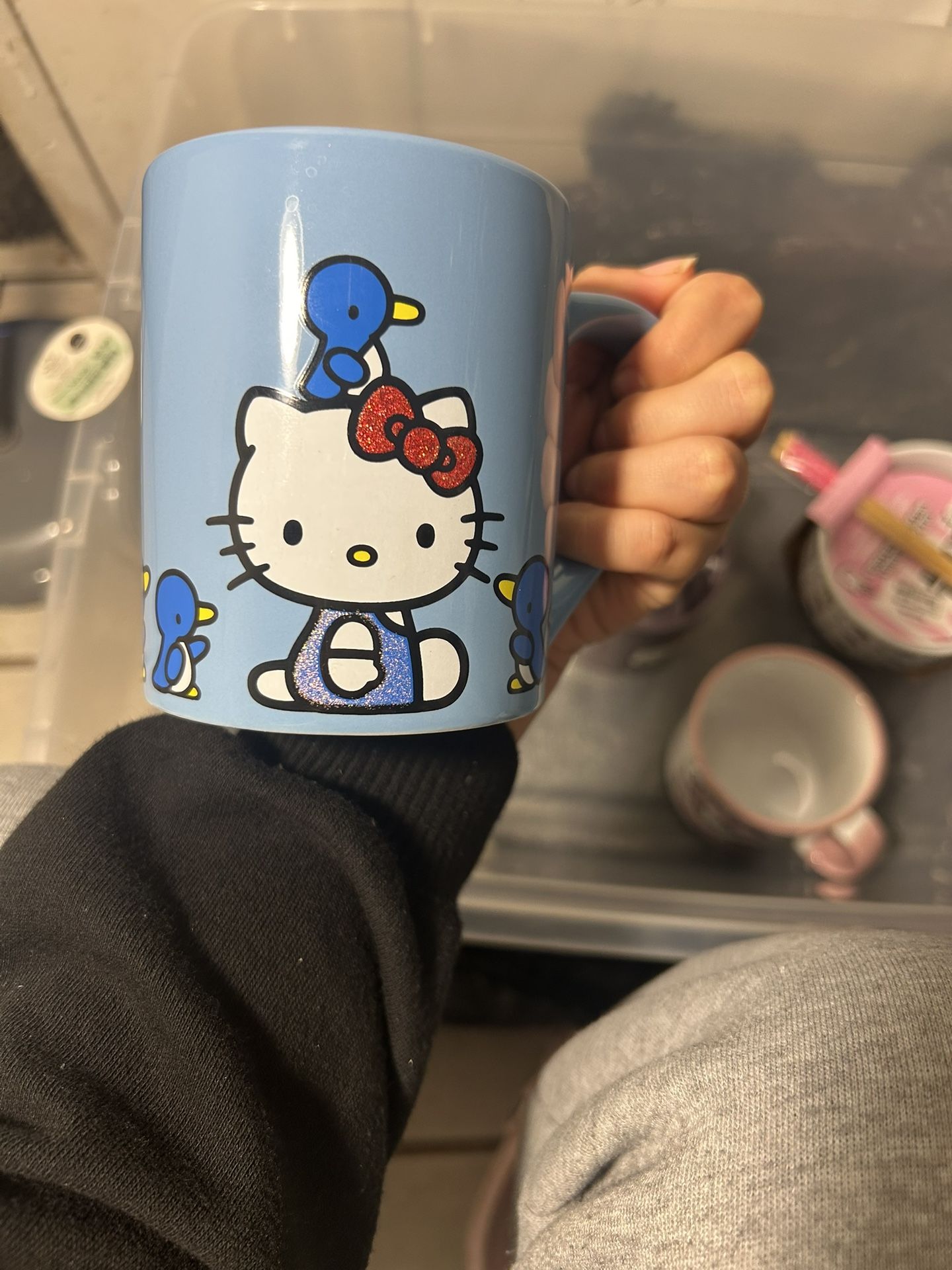 Hello Kitty Blue Cup