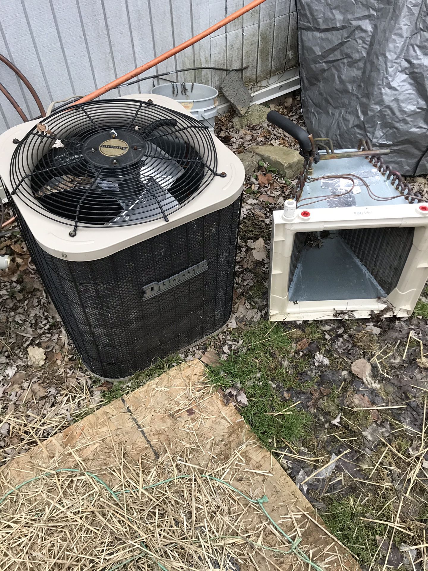 Ac unit with a coil