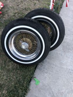 15 Inch Wire Wheels N Tires