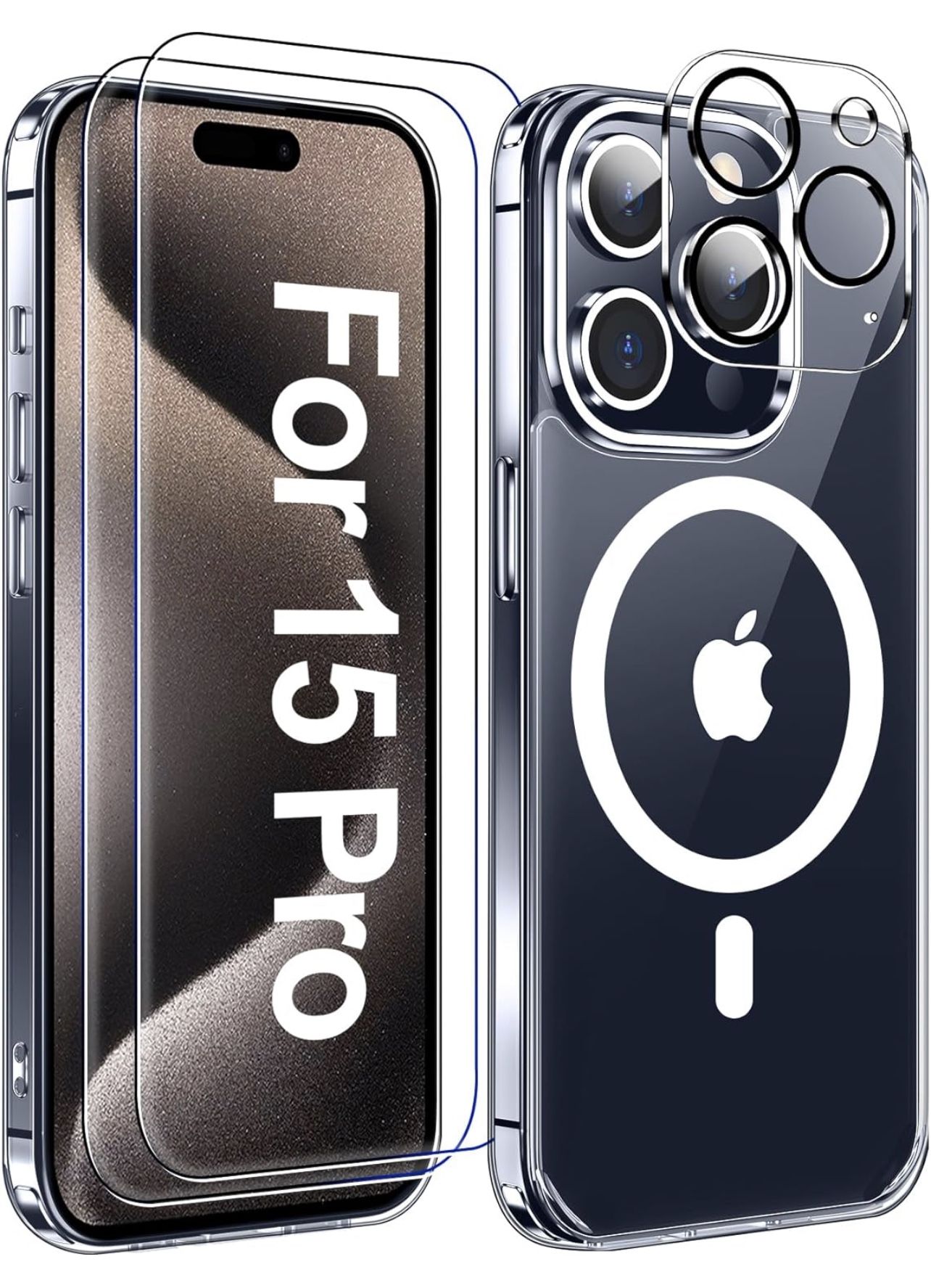 6-in-1 Magnetic for iPhone 15 Pro Case