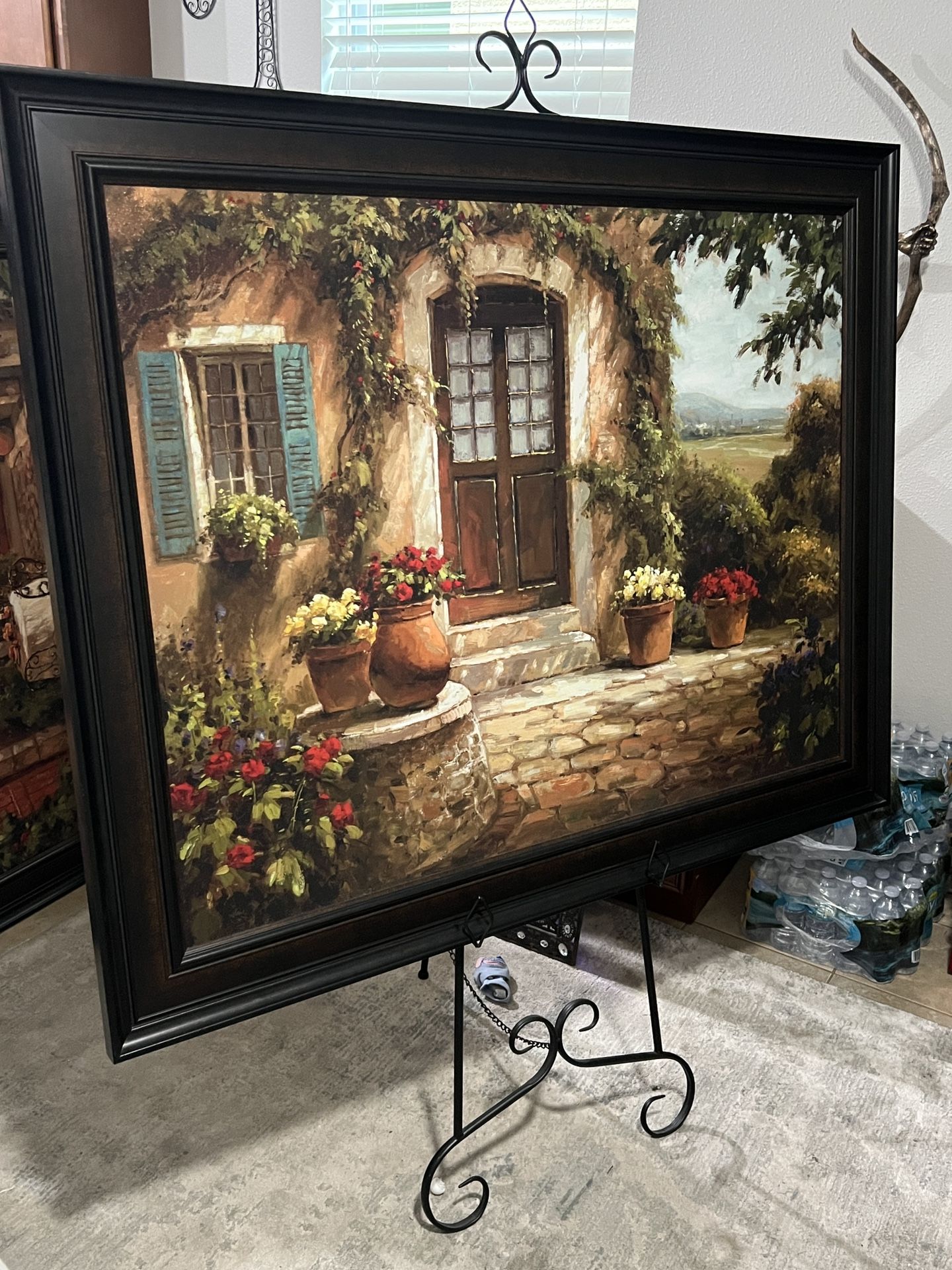 PASTORAL RETREAT by STEVEN HARVEY - WALKWAY FLORAL - CHOICES of CANVAS