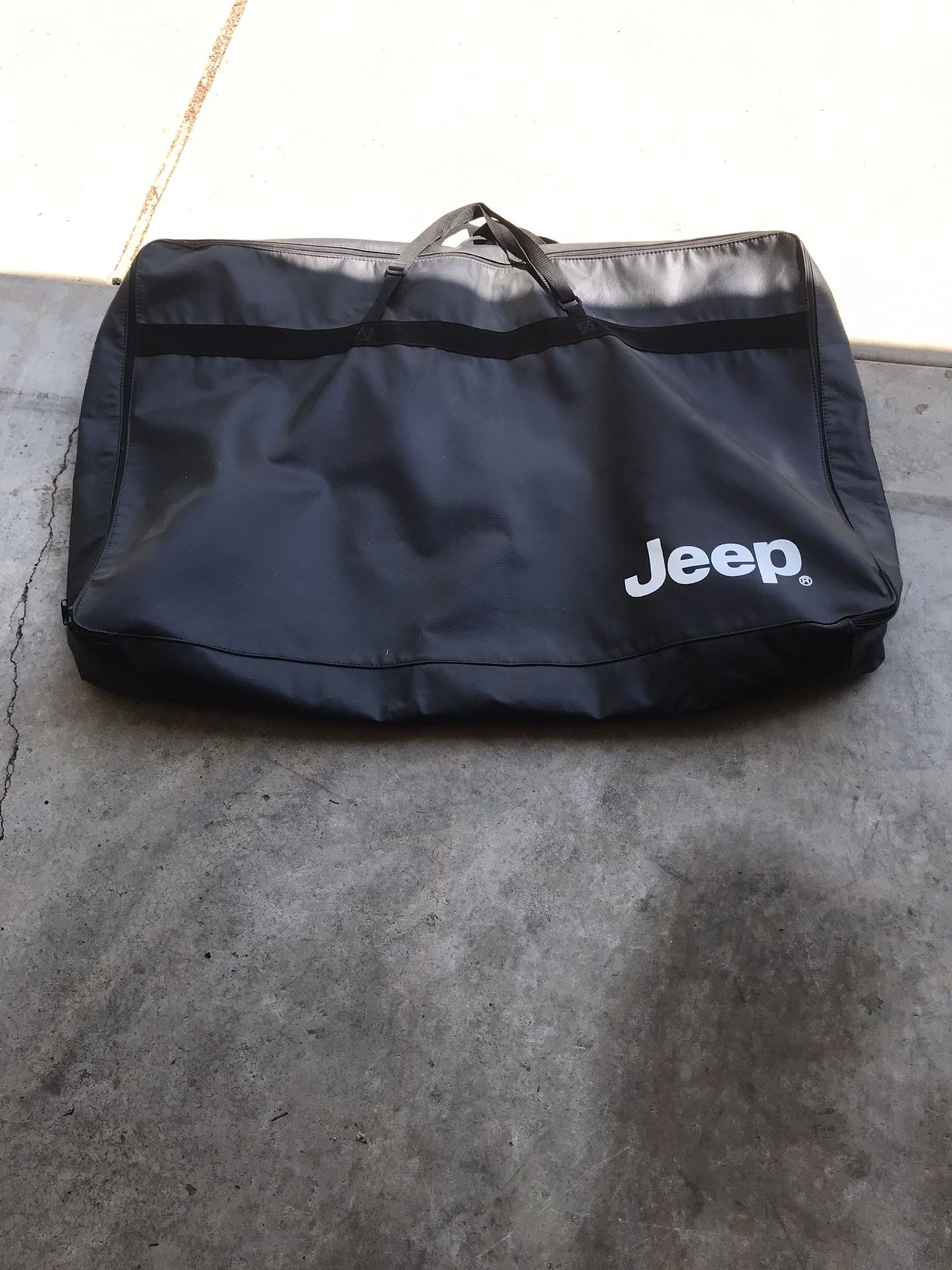 Jeep Leather Storage Bag Like New