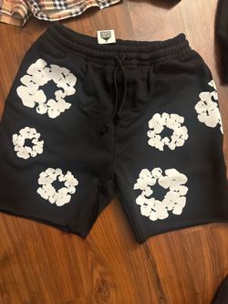 black men’s denim tears shorts