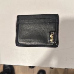 YSL Yves Saint Laurent Card Holder Black