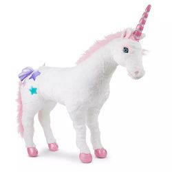  Melissa & Doug Giant Unicorn - Lifelike Plush Stuffed Animal