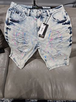 Switch Remarkable Distressed Jean Shorts - Size 34 - New