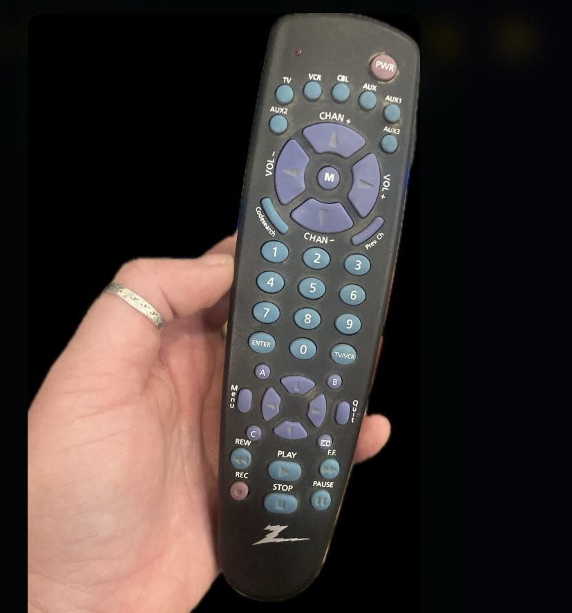ZENITH TV VCR Z Remote Control VHS IR