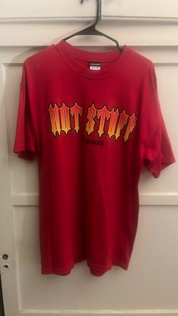 Joe Boxer Red Yellow Hot Stuff Vintage T-Shirt Shirt Tee Size Large