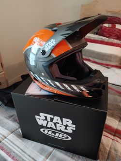 BRAND NEW IN THE BOX STAR WARS MX OR OFF ROAD HELMET BY HJC