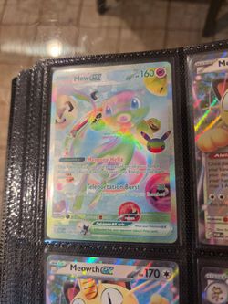 Pokémon mew ex Card 158/128 Secret Rare Holo