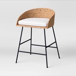 Woven Barstools Counter Height 