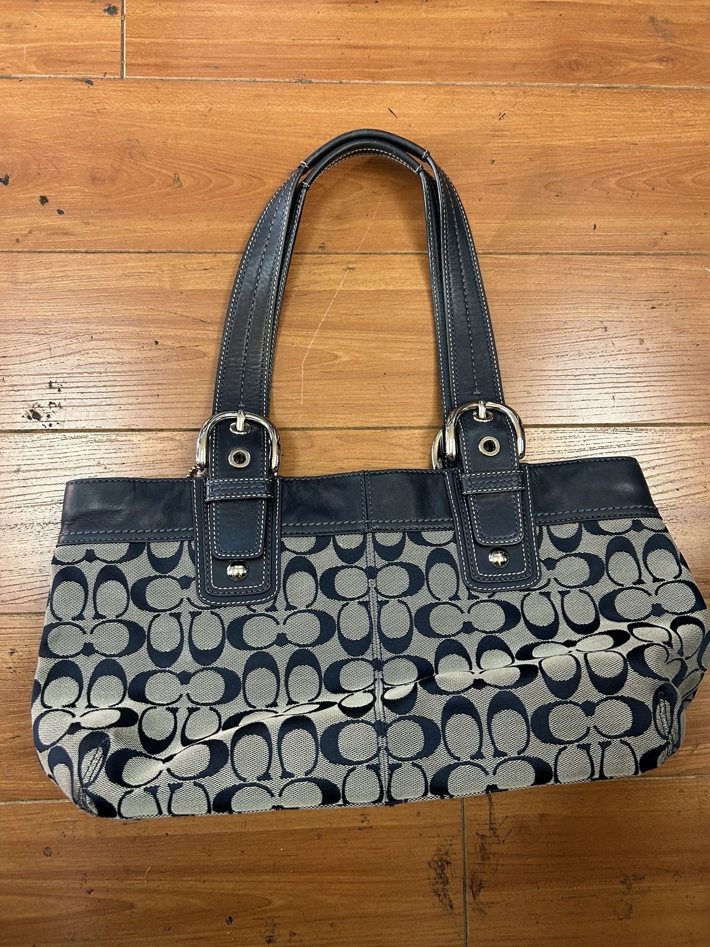 Coach Soho Pleated Signature Tote Bag