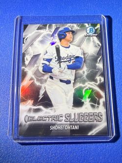 2026 Bowman Shohei Ohtani Chrome Refractor Electric Sluggers Dodgers ES-18