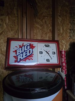 Vintage Big Red Hanover Wall Clock