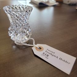 Faceted Toothpick Holder