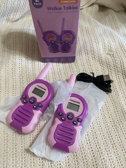 New Walkie Talkie for kids （Purple）