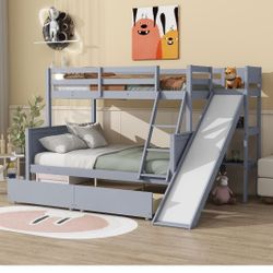 Twin Over Full Bunk Bed 