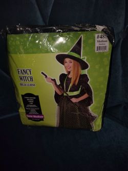 Fancy Witch Child Halloween Costume Medium