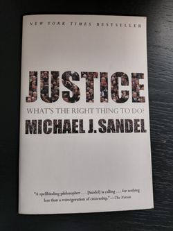 College Book: "Justice, What's The Right Thing To Do?"
