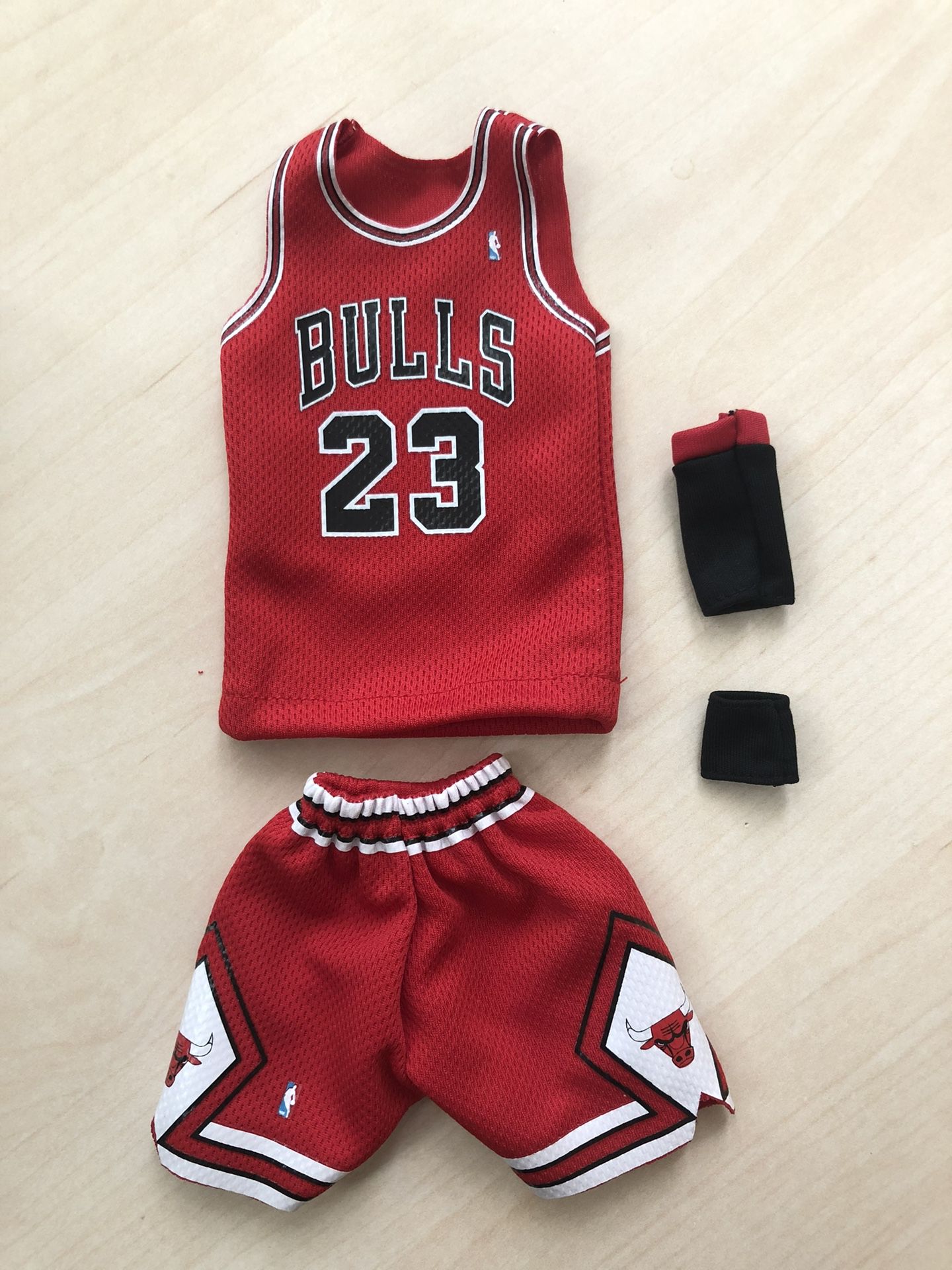 Custom 1/6 scale Red Jersey MJ 23 Chicago Bulls Fits Enterbay Figure Doll