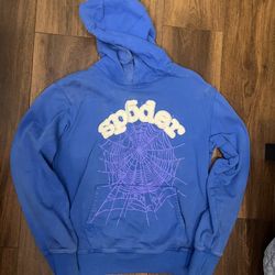 BLUE SPIDER HOODIE