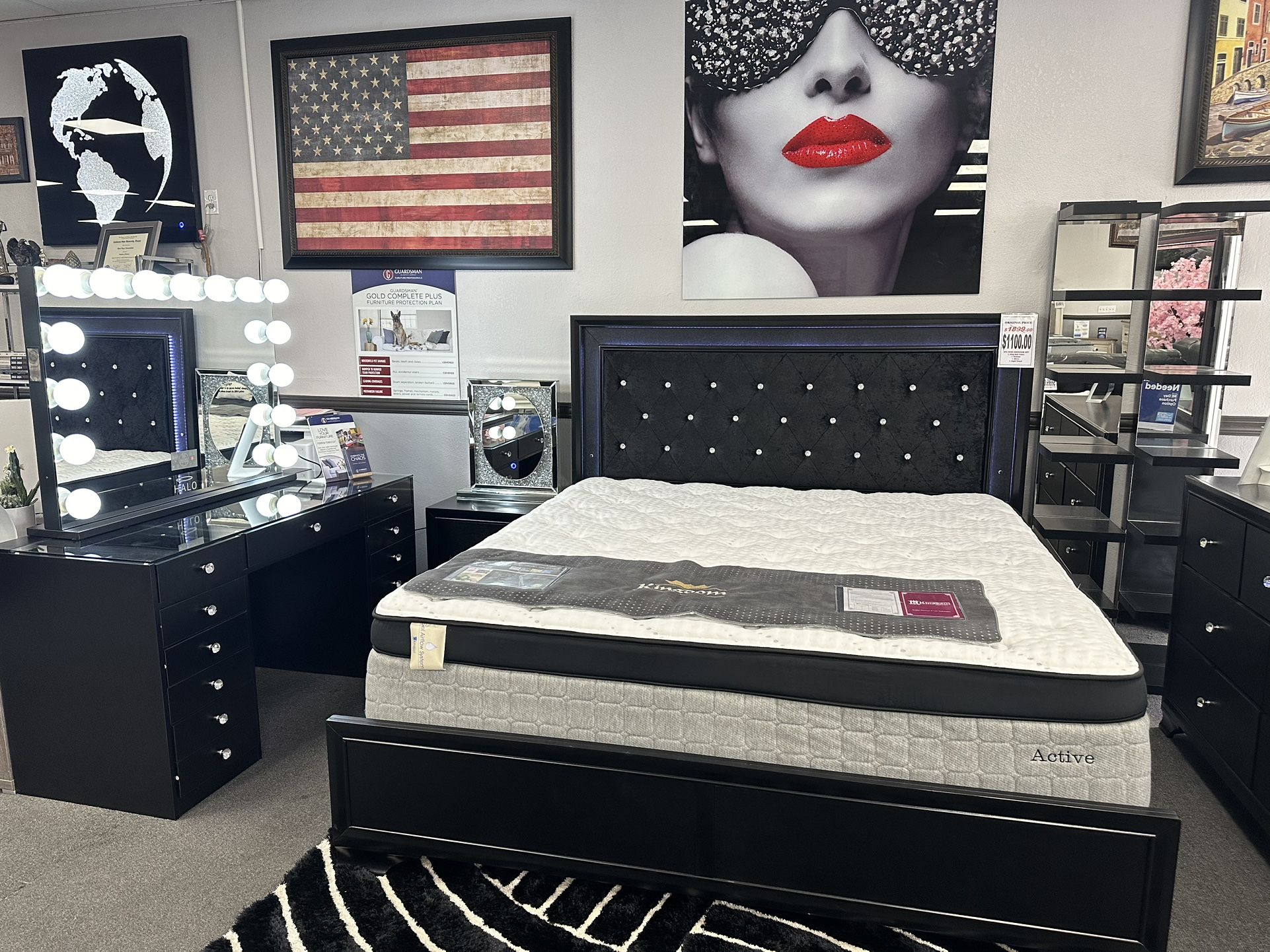 4PC King Bedroom Set