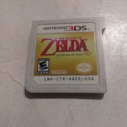 Nintendo 3DS Game The Legend Of Zelda Ocarina Of Time 3D No Case Used